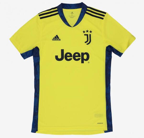 Juventus Goalkeeper Yellow Soccer Jersey Shirt 2020/21